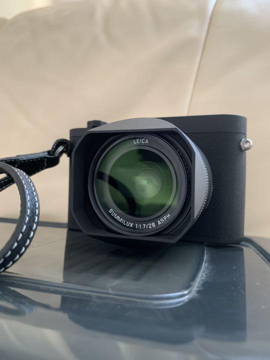 Leica Q−P  純正フィルター、レザーストラップ付　完品::m45716154437