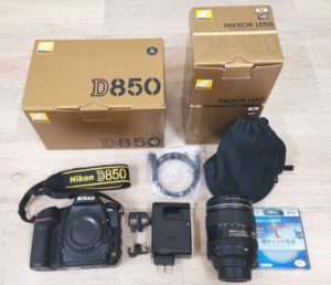 限定値引き！レンズ付き　NIKON　D850　ボディーレンズセット　備品全てあり::m66158826064