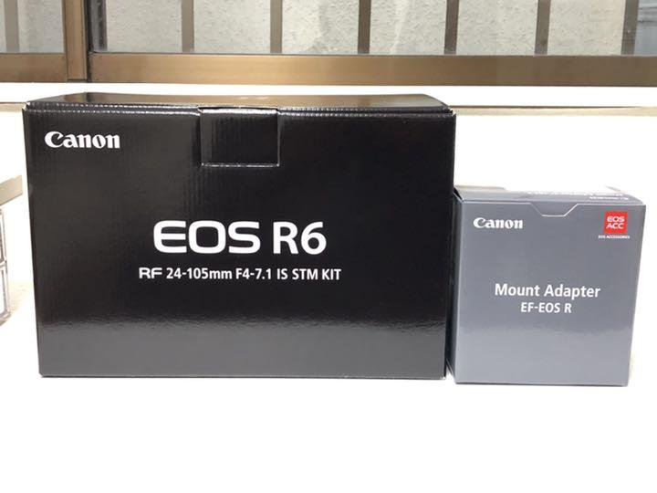 美品/Canon EOS R6 レンズキット+EF-EOSR::m77206627777