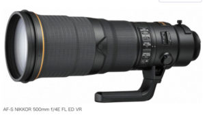 ニコン AF-S NIKKOR 500mm F4E FL ED VR オマケ付::m95418084442