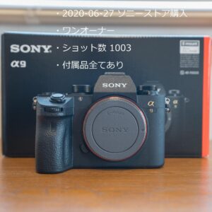 ソニー α9、SONY ILCE-9、ショット数1003::m33576439259
