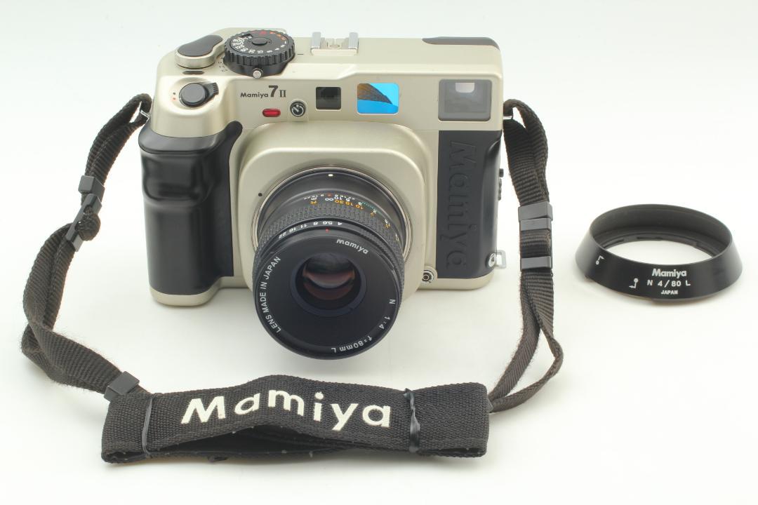 動作品 Mamiya 7Ⅱ マミヤ + N 80mm f4 レンズセット::m48459856359