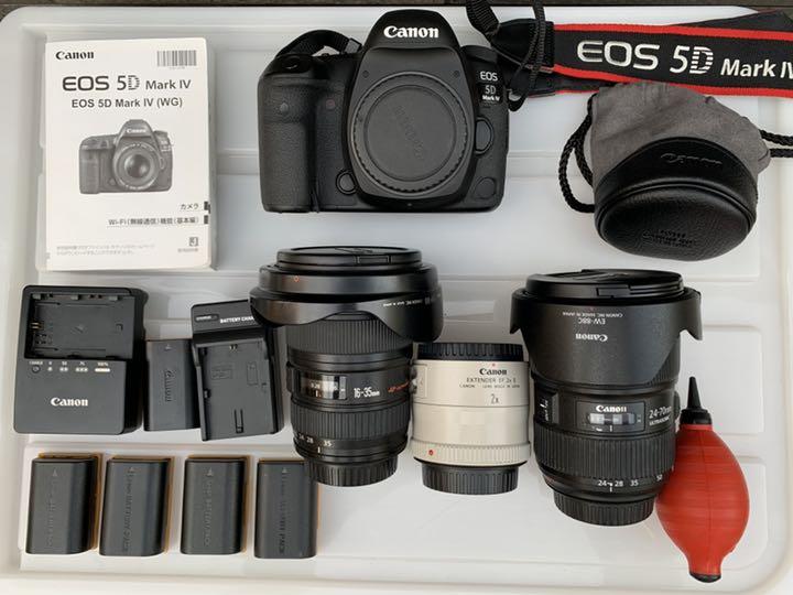 Canon（ キャノン）EOS 5D Mark IV 中古品美品レンズセット::m78940063114